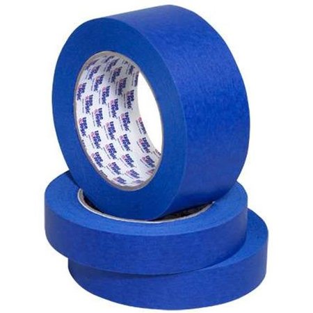 BOX PARTNERS Tape Logic T933300012PK 0.50 in. x 60 yards 3000 Blue Painters Tape - Pack of 12 T933300012PK